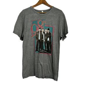 Vintage 90s 98 Degrees Graphic Tee Single Stitch Grey Boy Band 90s Rock  - M
